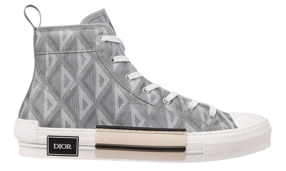 Dior B23 High-top Sneaker "Dior Gray Cd Diamond Canvas" - ARABIA LUXURY