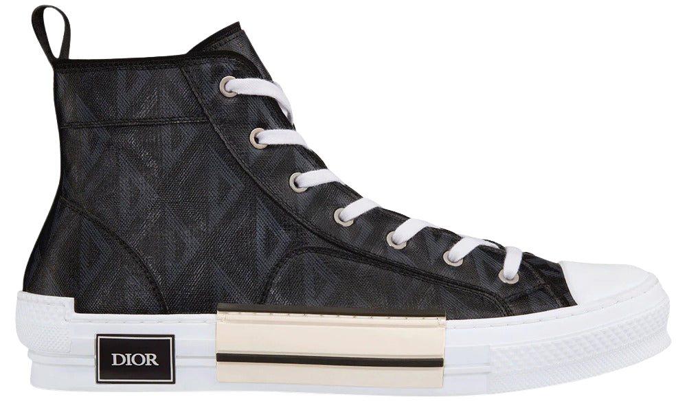 Dior B23 High-top Sneaker "Black CD Diamond Canvas" - ARABIA LUXURY