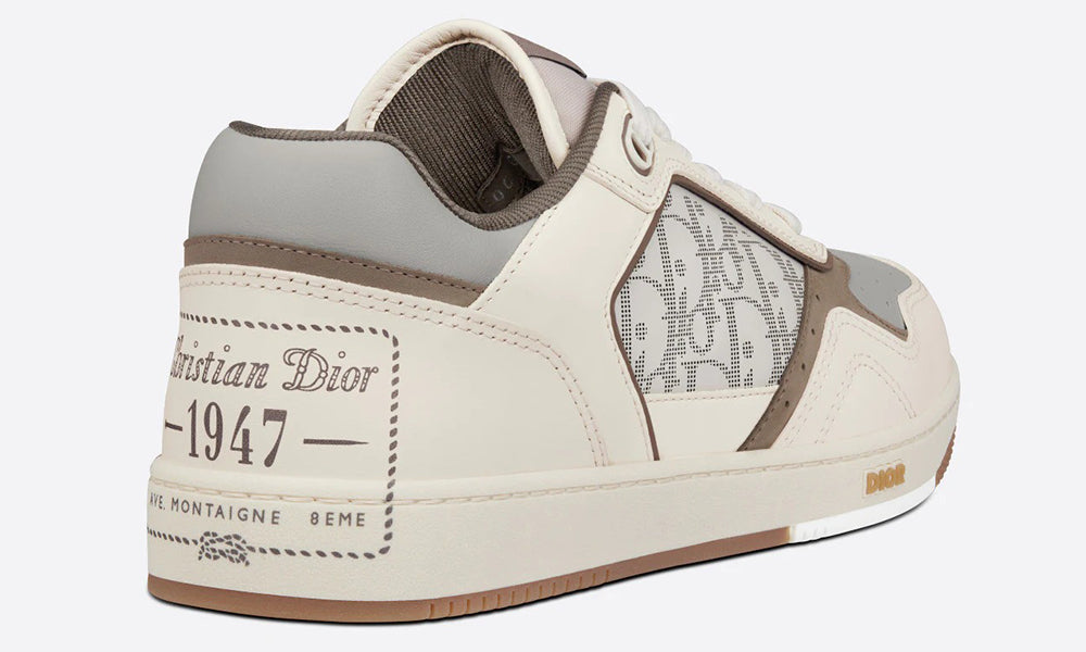 Dior B27 Low Top Sneaker "Cream & Greige" - ARABIA LUXURY