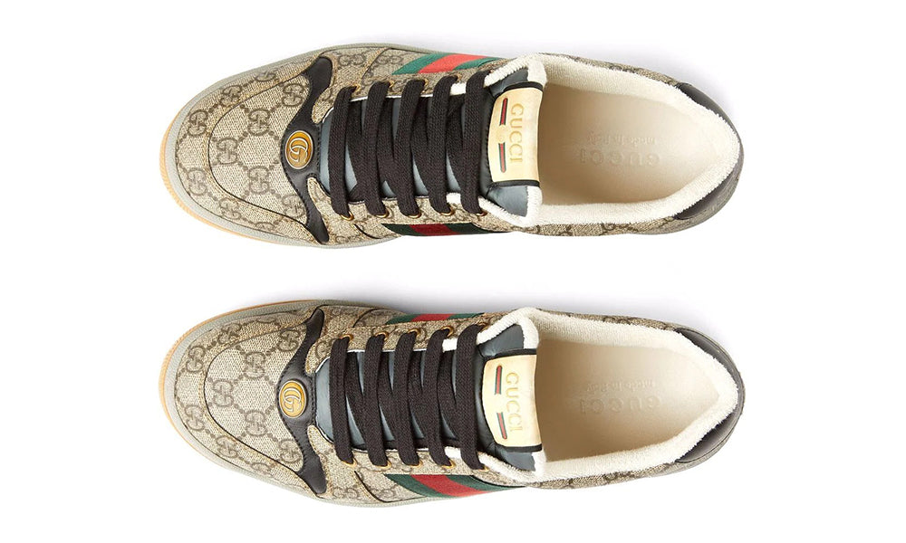 Gucci Screener lace-up sneakers - ARABIA LUXURT