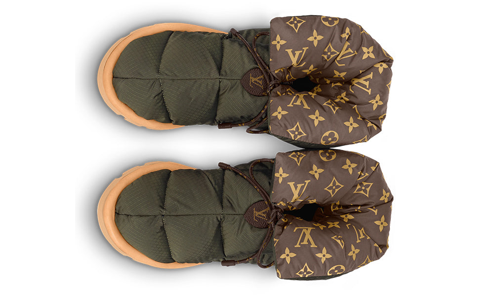 Louis Vuitton PILLOW COMFORT ANKLE BOOT "KAKI" - ARABIA LUXURY