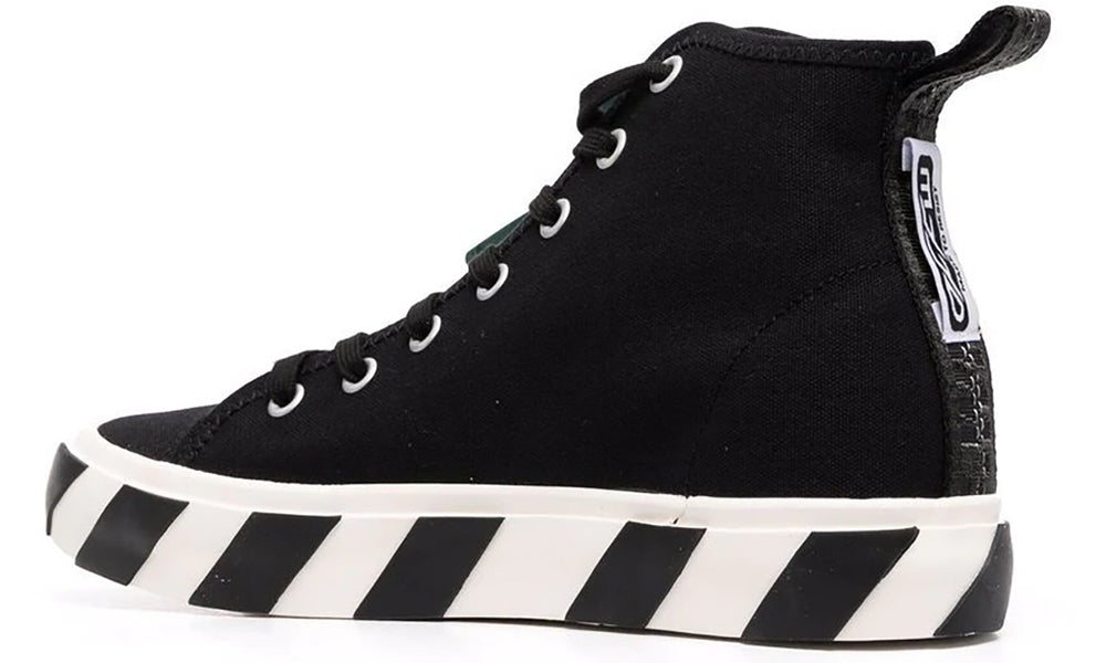 Off-White Vulcanized mid-top sneakers - ARABIA LUXURY