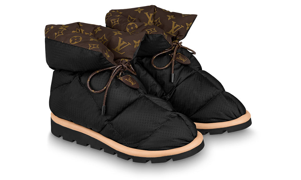 Louis Vuitton PILLOW COMFORT ANKLE BOOT "BLACK" - ARABIA LUXURY