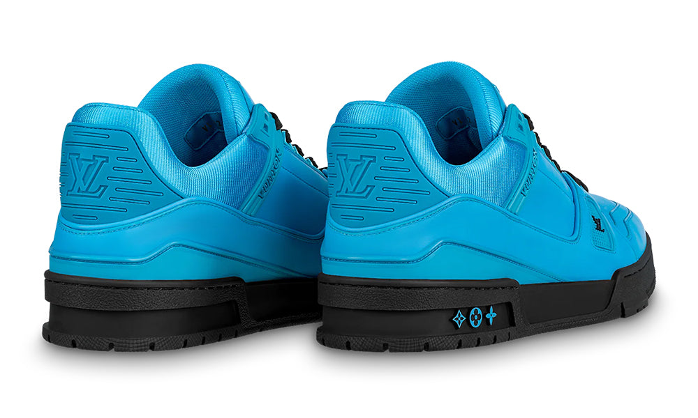 Louis Vuitton Trainer Sneaker "Blue" Calf leather - ARABIA LUXURY