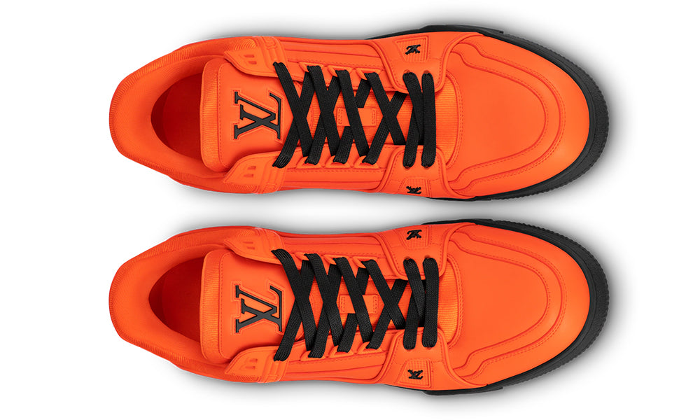 Louis Vuitton Trainer Sneaker "Orange" Calf leather - ARABIA LUXURY