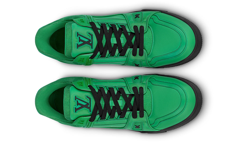 Louis Vuitton Trainer Sneaker "Green" Calf leather - ARABIA LUXURY