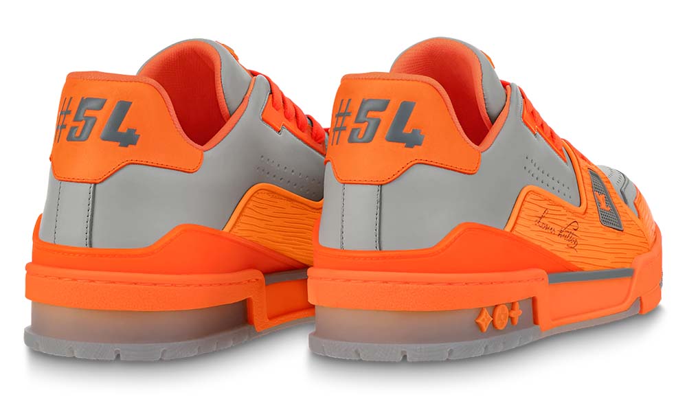 Louis Vuitton Trainer Sneaker "Orange" #1AA6T1 - ARABIA LUXURY