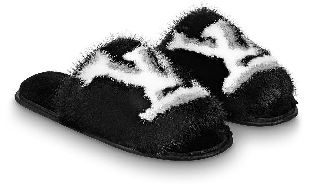 Louis Vuitton Homey Flat Mules "Black" - ARABIA LUXURY