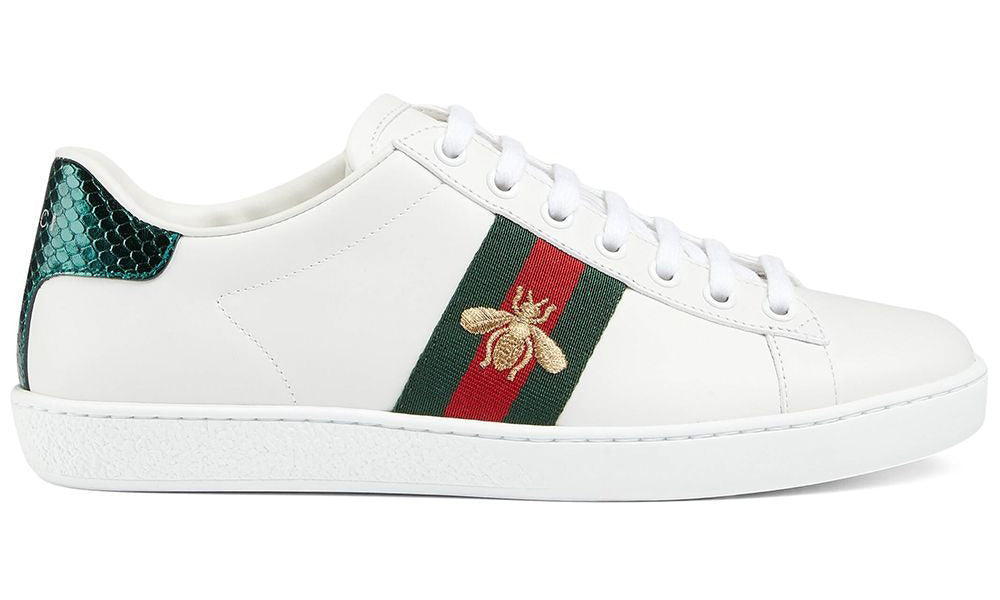 Gucci Embroidered Ace Sneakers - ARABIA LUXURY