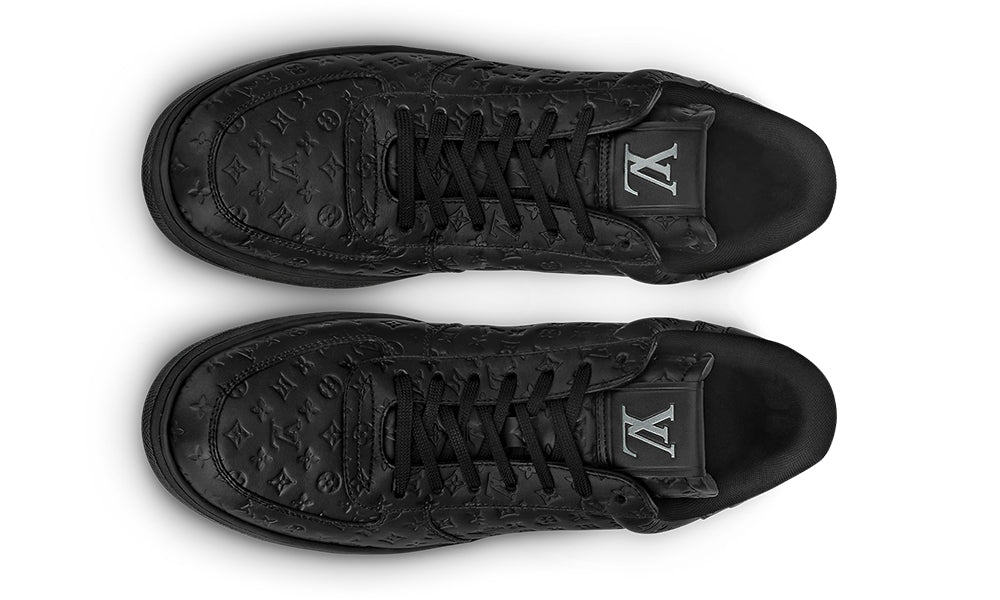 Louis Vuitton "Rivoli" Black Sneakers - ARABIA LUXURY