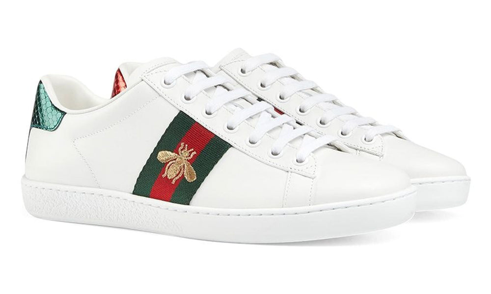 Gucci Embroidered Ace Sneakers - ARABIA LUXURY