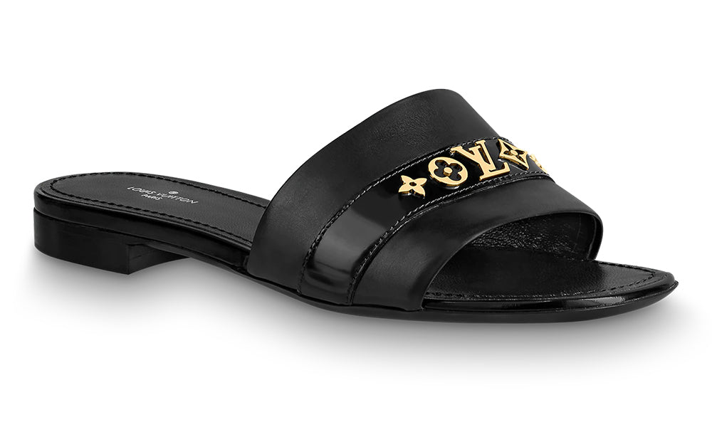 Louis Vuitton REVIVAL FLAT MULE "BLACK"