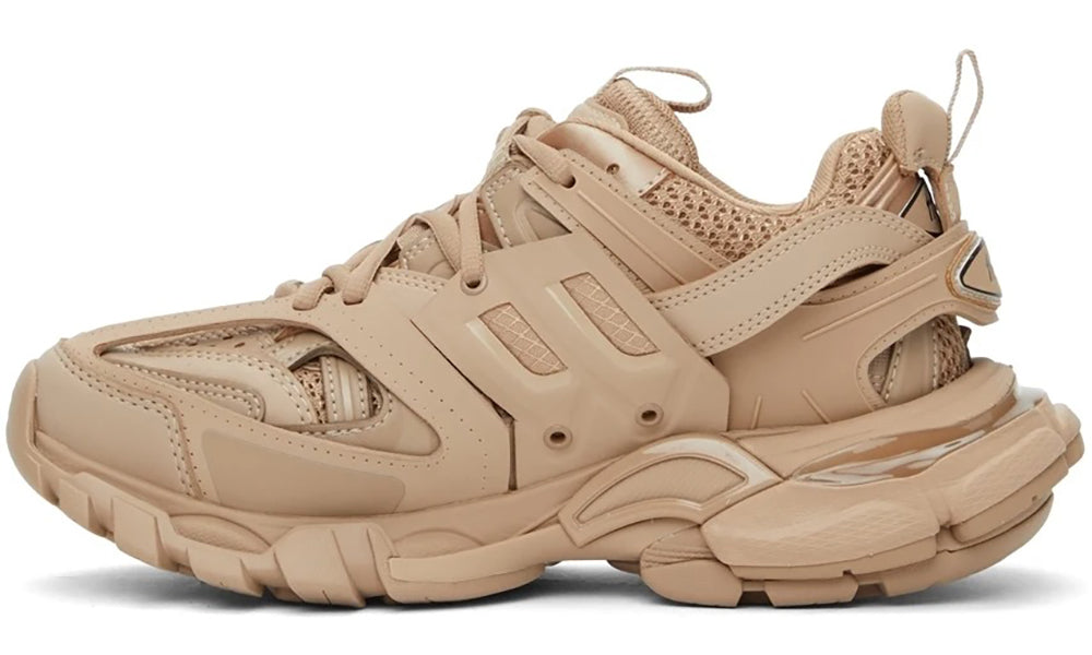 BALENCIAGA Beige Track Sneakers - ARABIA LUXURY