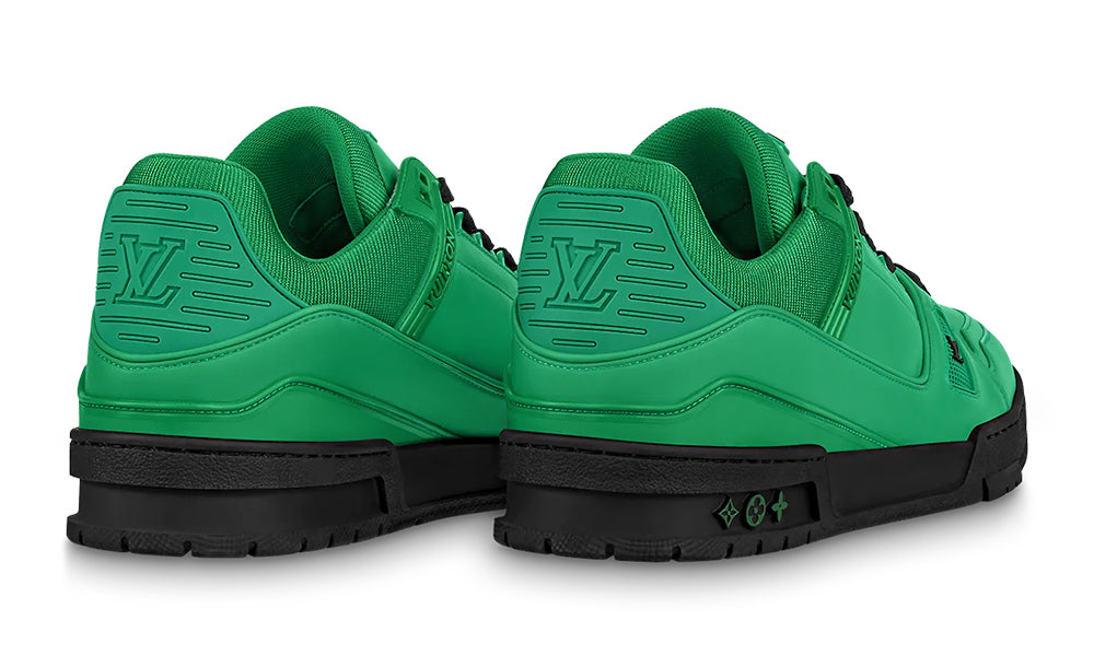 Louis Vuitton Trainer Sneaker "Green" Calf leather - ARABIA LUXURY