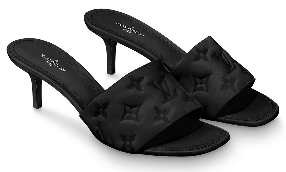 Louis Vuitton REVIVAL MULE "BLACK" - ARABIA LUXURY