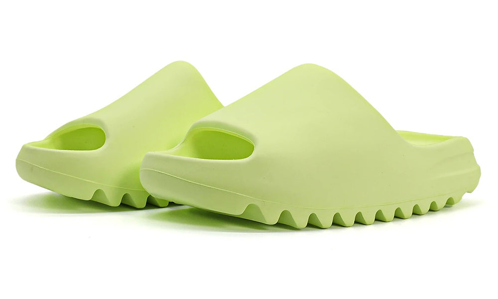 Yeezy Slides "Glow Green" - ARABIA LUXURY