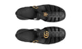 Gucci Rubber Buckle Strap Sandals - Black - ARABIA LUXURT