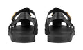 Gucci Rubber Buckle Strap Sandals - Black - ARABIA LUXURT