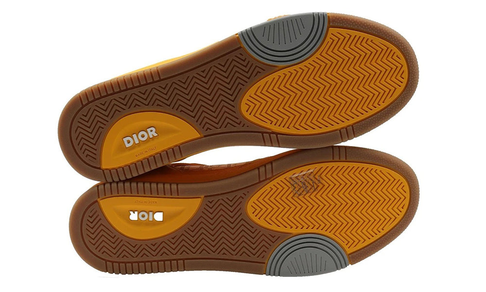 Dior World Tour B27 Low-Top Sneaker "Yellow" - ARABIA LUXURY