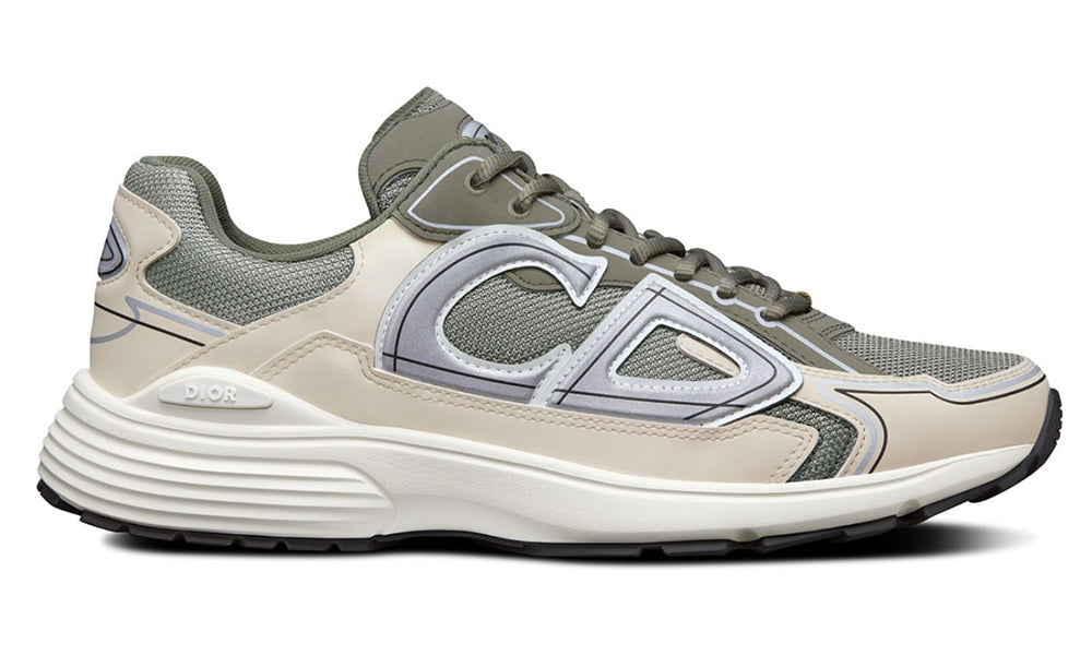 DIOR B30 SNEAKER "Olive Mesh and Cream Technical Fabric" - ARABIA LUXURY