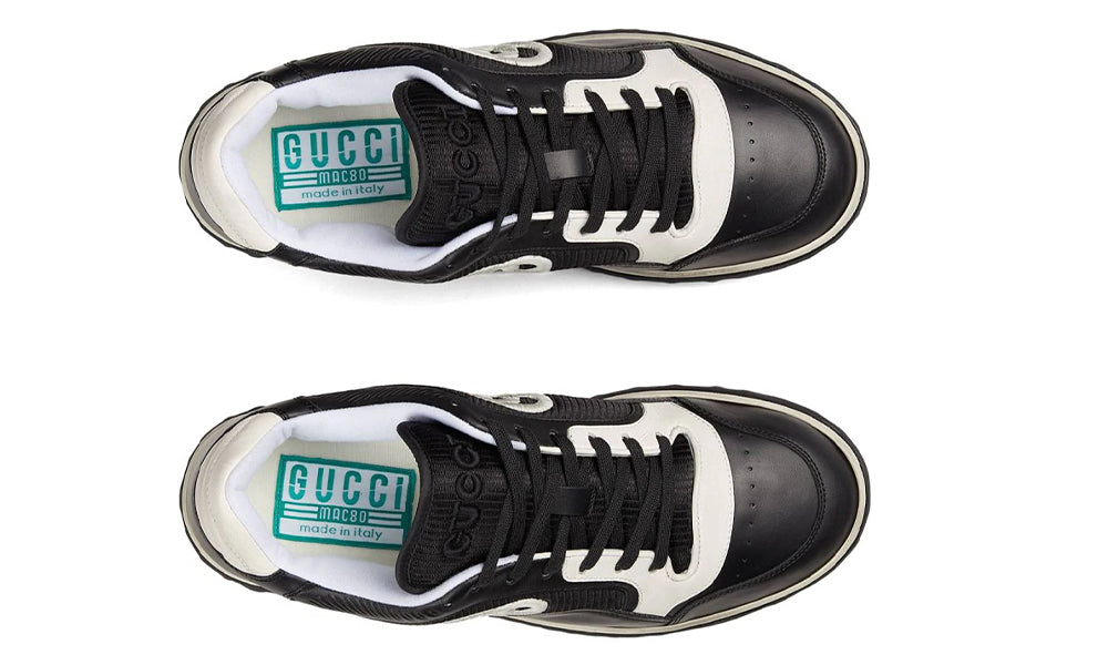 Gucci Mac80 Low-Top Sneakers "Black" - ARABIA LUXURT