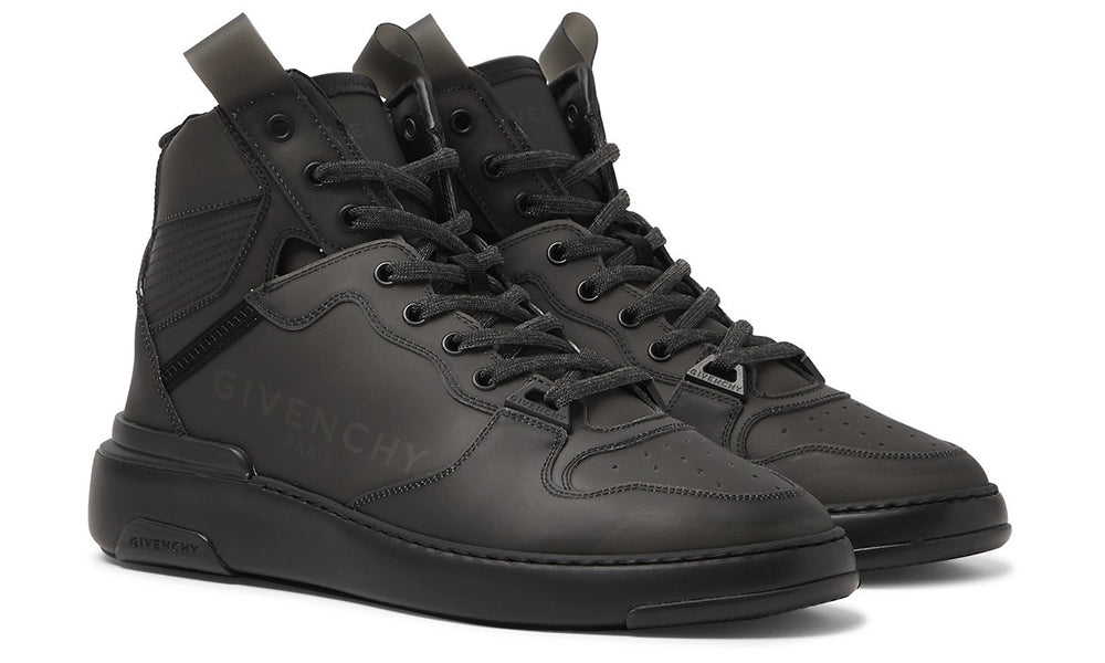 Givenchy Wing Leather-Trimmed Rubber Sneakers - ARABIA LUXURY