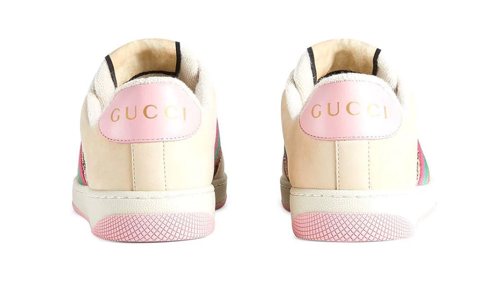 Gucci crystal-embellished GG Screener sneakers - ARABIA LUXURY