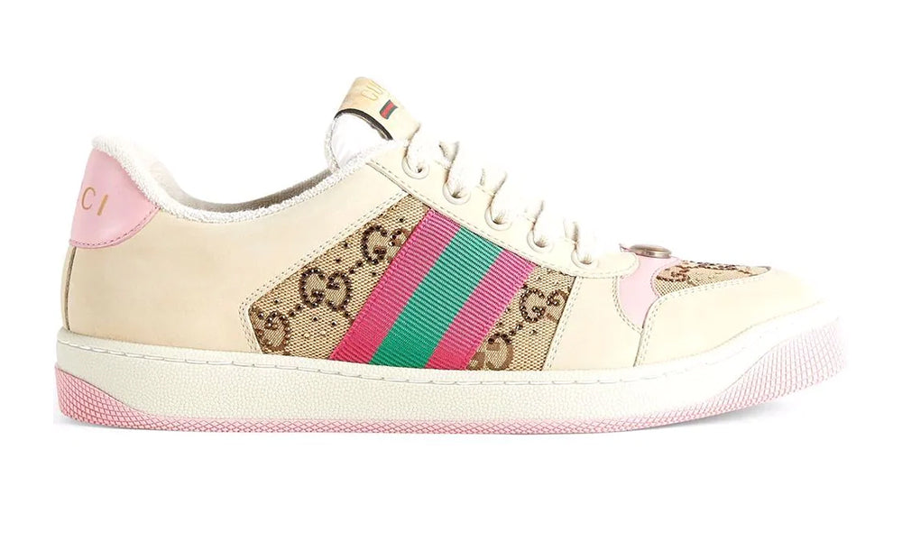 Gucci crystal-embellished GG Screener sneakers - ARABIA LUXURY