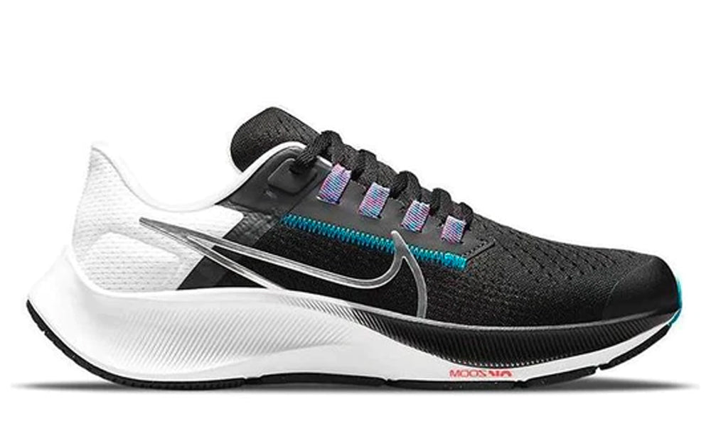 Nike Air Zoom Pegasus 38 GS 'Black Metallic Silver' - ARABIA LUXURY