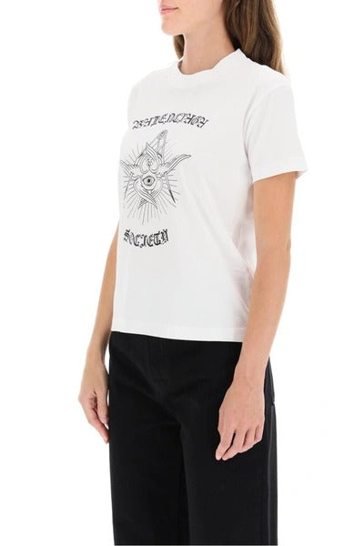 BALENCIAGA Free Your Mind T-shirts In White