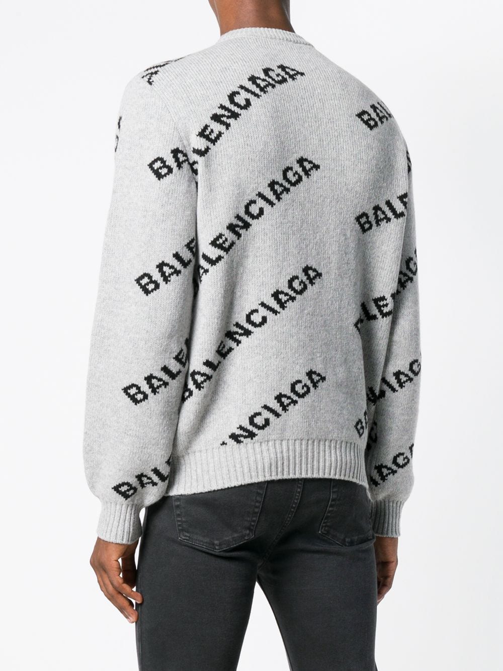 Balenciaga sweater cheap womens grey