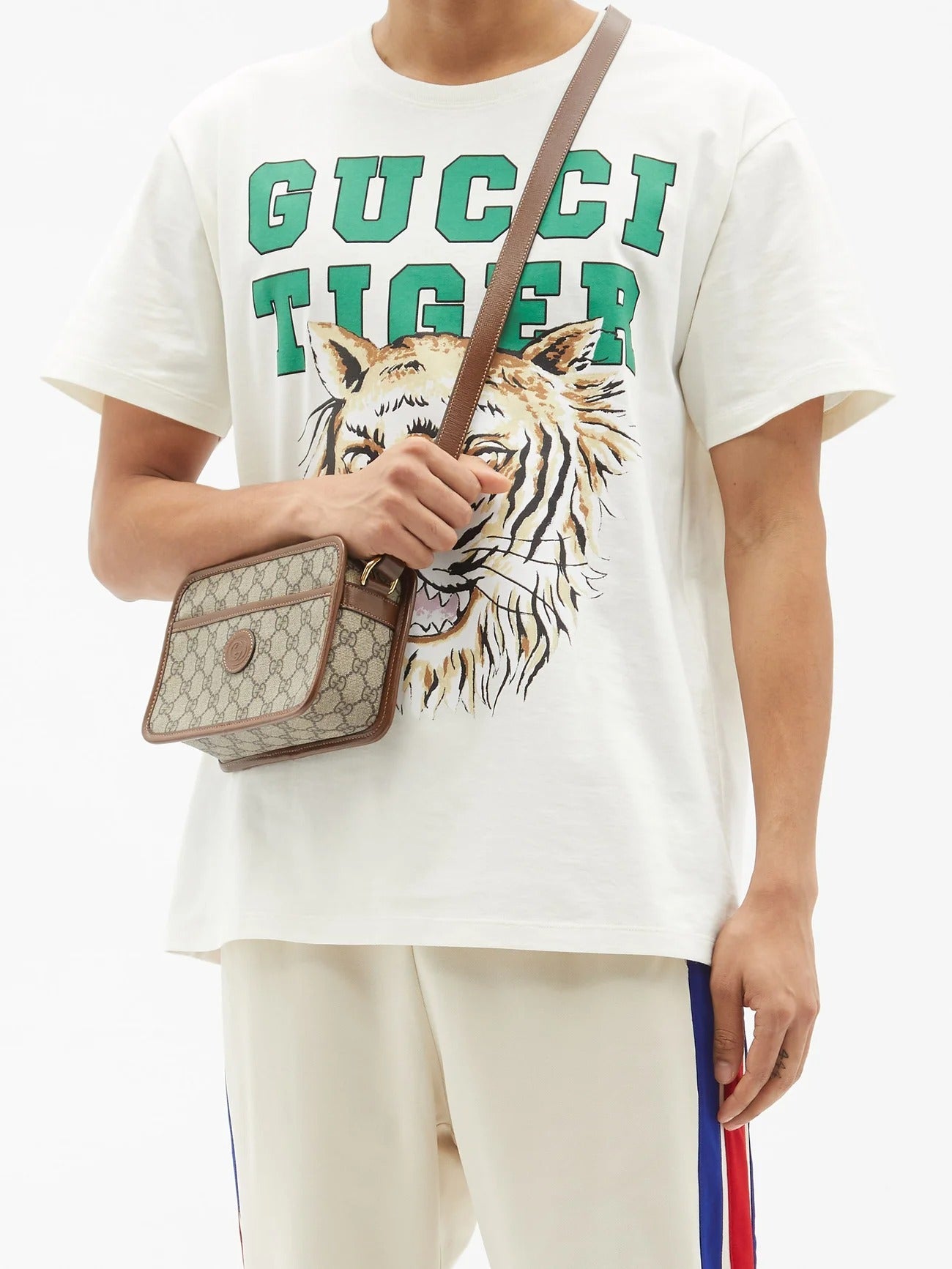 Gucci Tiger-print cotton-jersey T-shirt