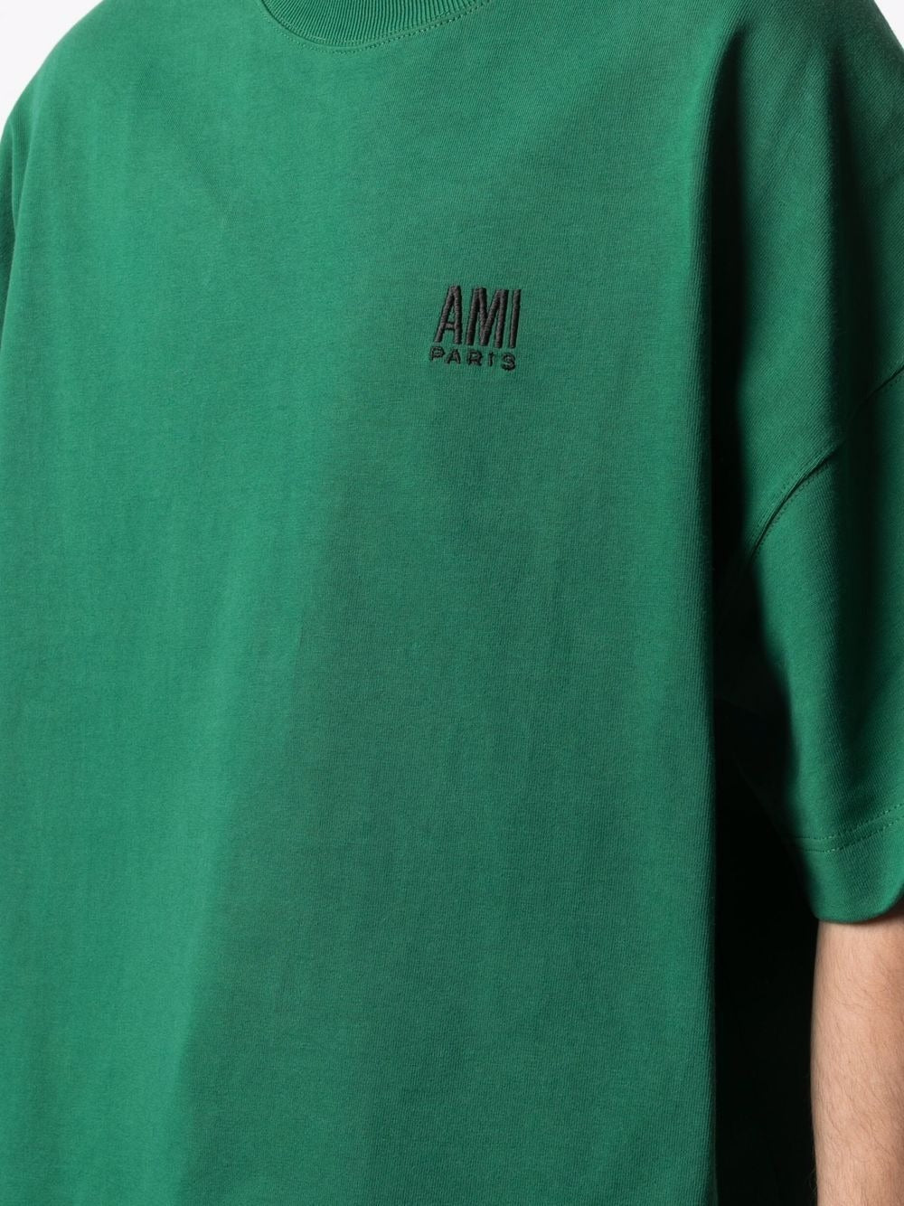 AMI PARIS Logo-embroidered T-shirt