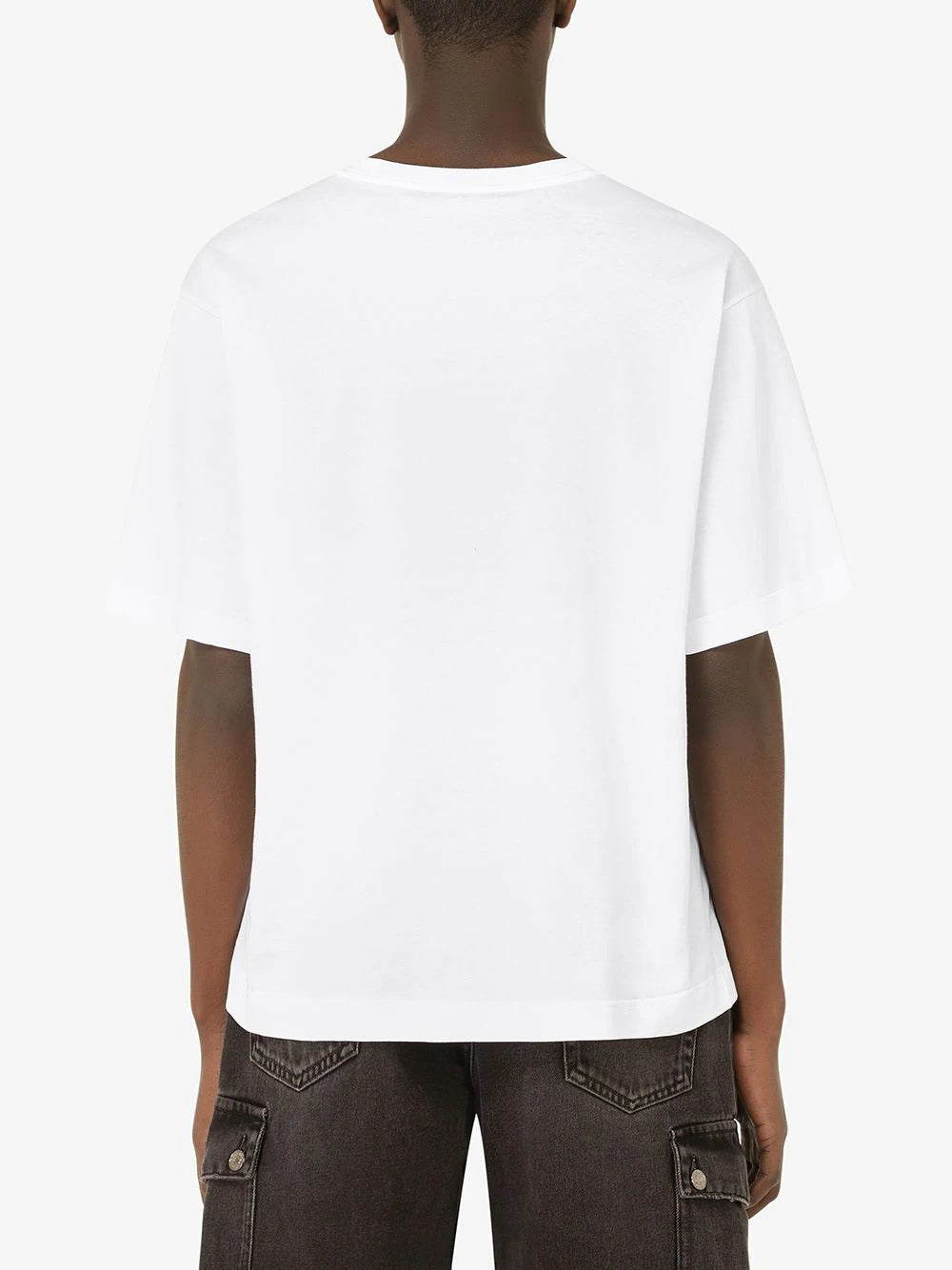 Dolce & Gabbana Logo Plaque Cotton T-shirt
