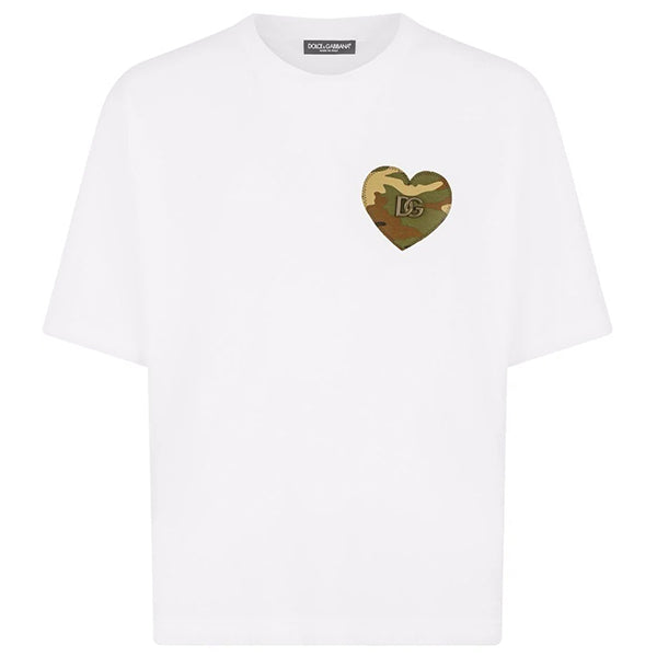 Dolce & Gabbana Camouflage Heart T-shirt
