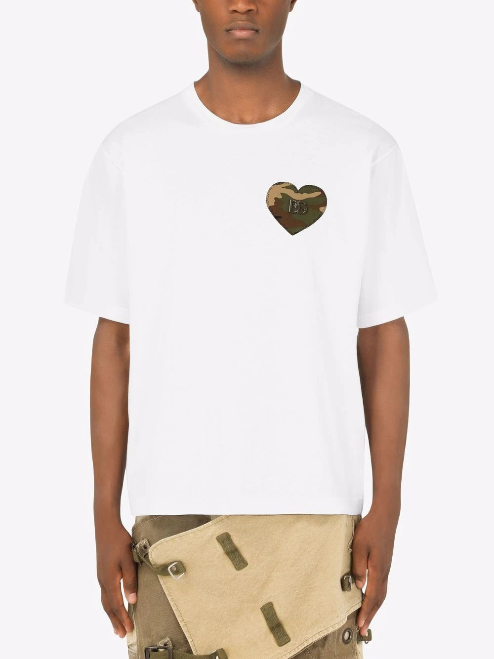 Dolce & Gabbana Camouflage Heart T-shirt