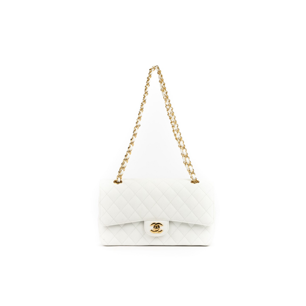 Chanel Classic Flap Small in White