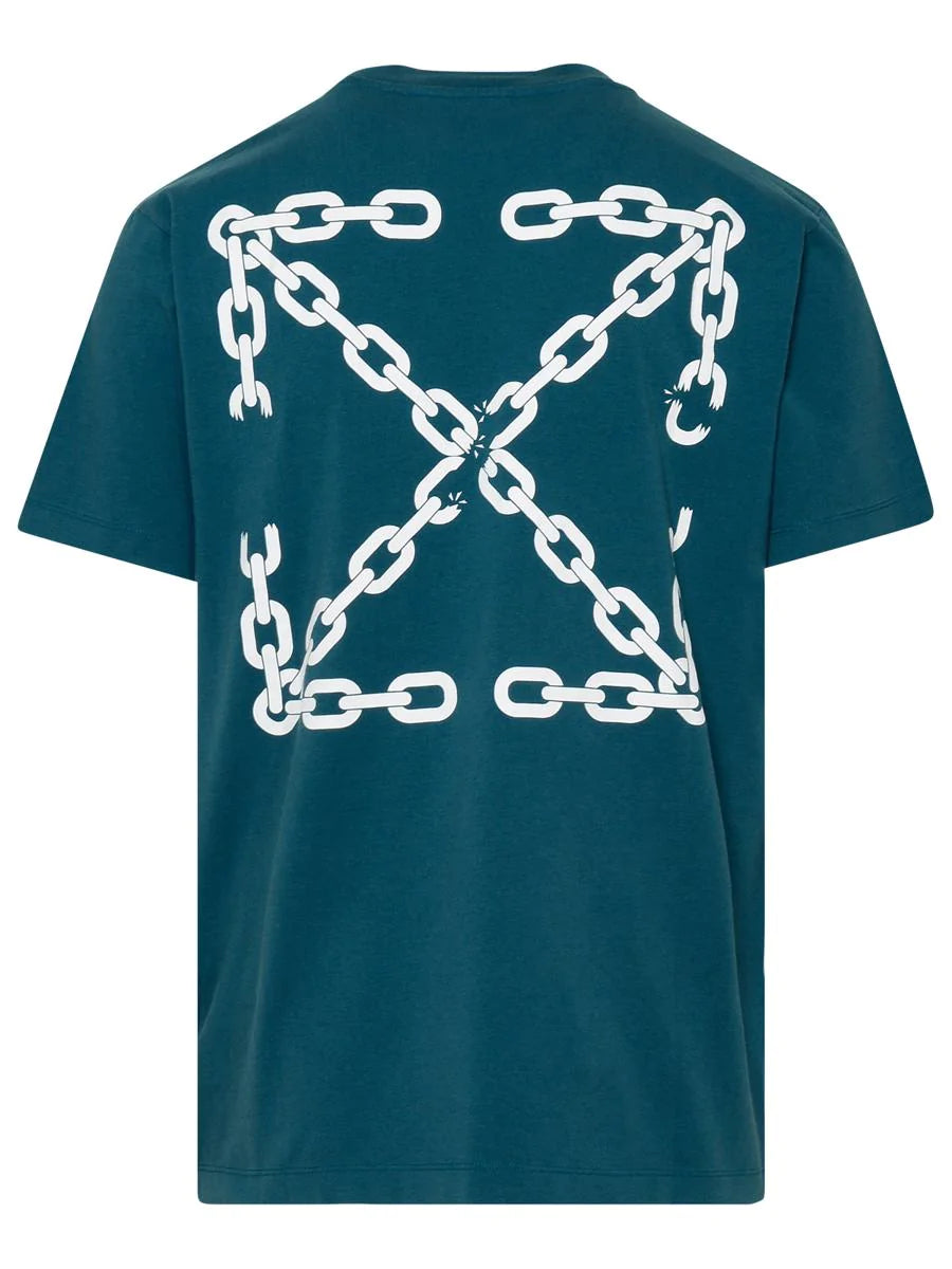 Off-White Chain Arrow print cotton jersey t-shirt