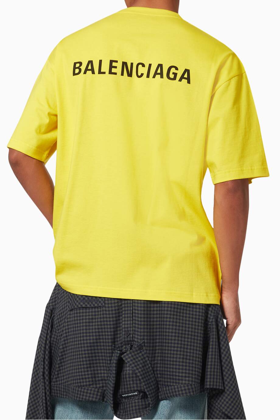 Buy Balenciaga Neutral Maison Balenciaga Medium Fit T-shirt in Cotton  Jersey for MEN in Oman