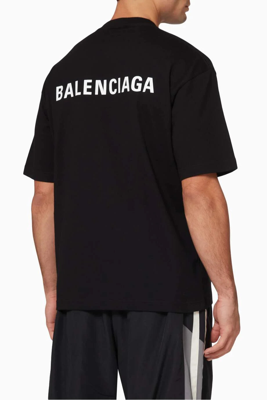 BALENCIAGANEW Logo Medium Fit T-shirt in Cotton Jersey