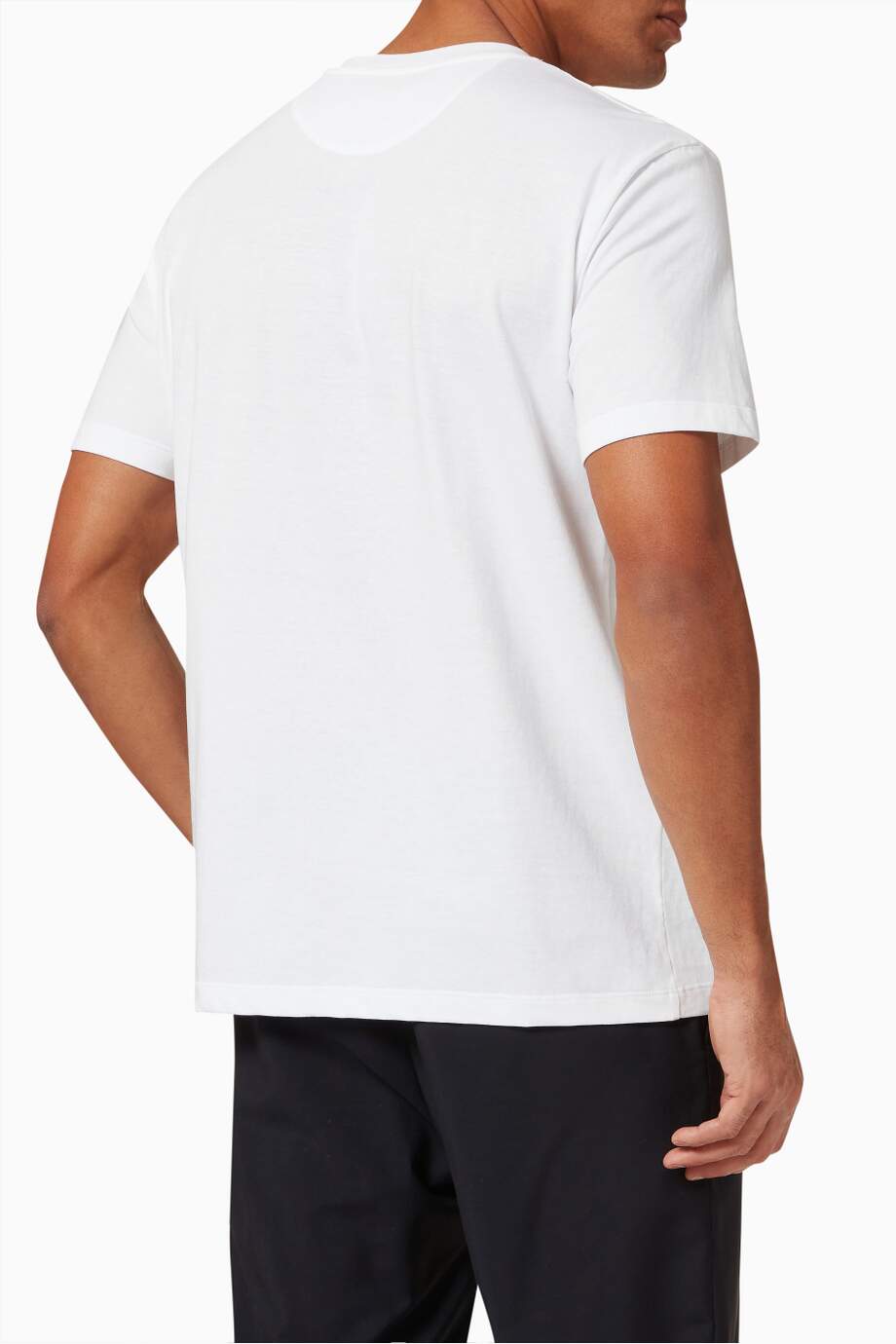 VALENTINO Embossed Logo T-shirt in Cotton Jersey
