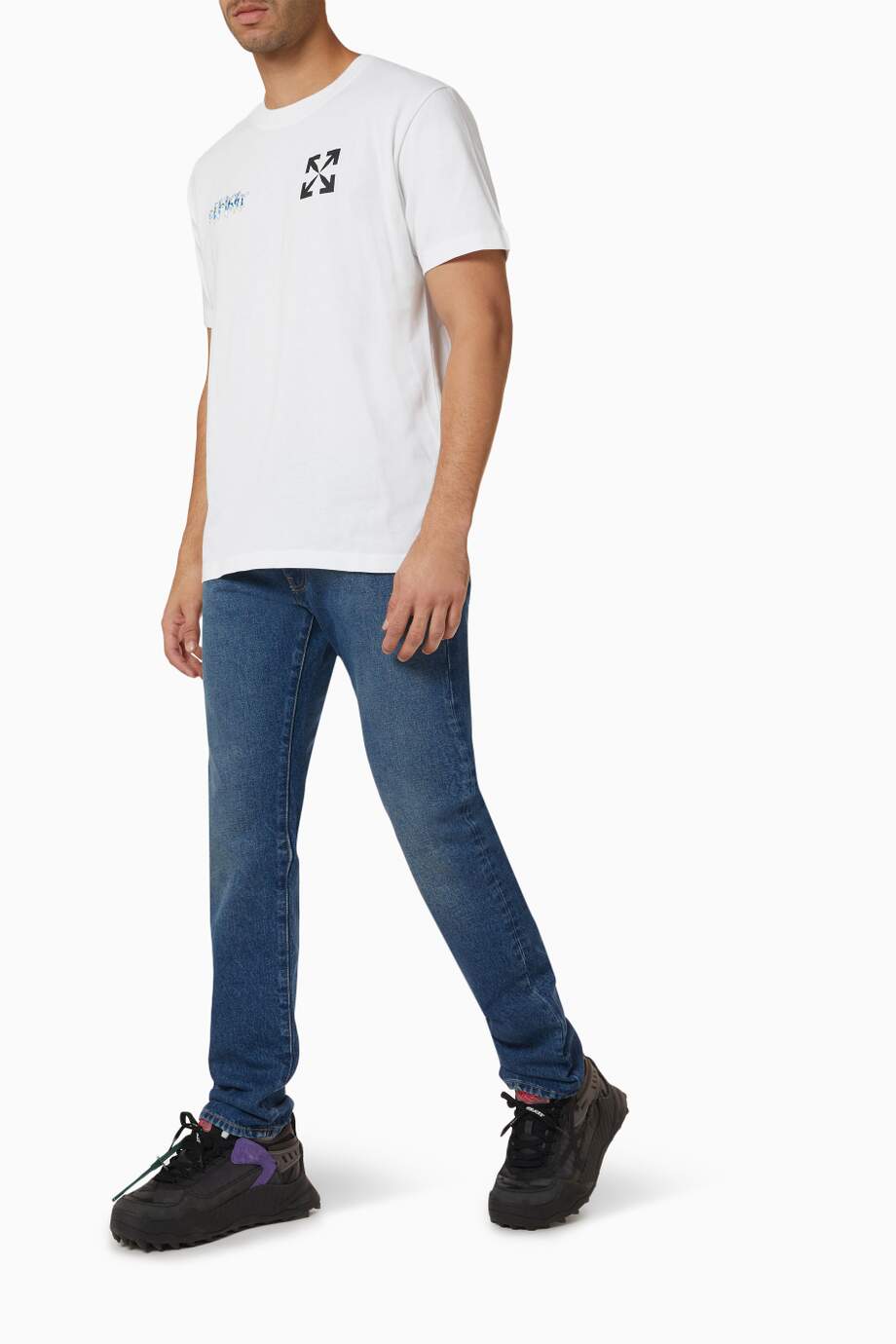 OFF-WHITEOUT   T-shirt in Cotton Jersey