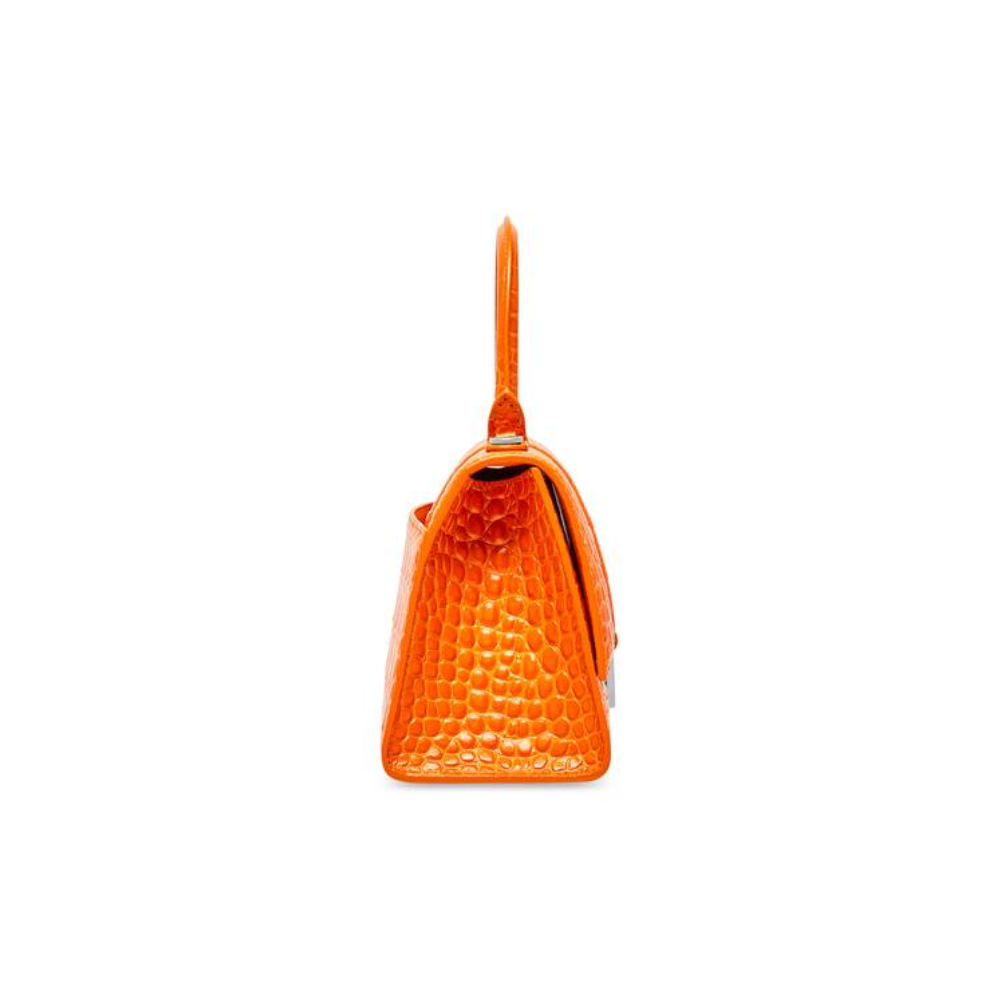 Balenciaga Hourglass Mini Leather Orange