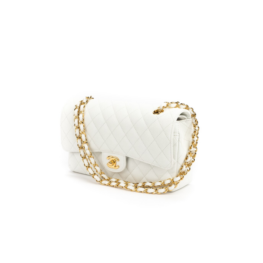 Chanel Classic Flap Small in White