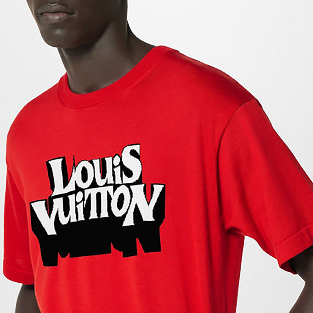 Louis Vuitton Printed Cotton T-Shirt Milk White. Size Xs