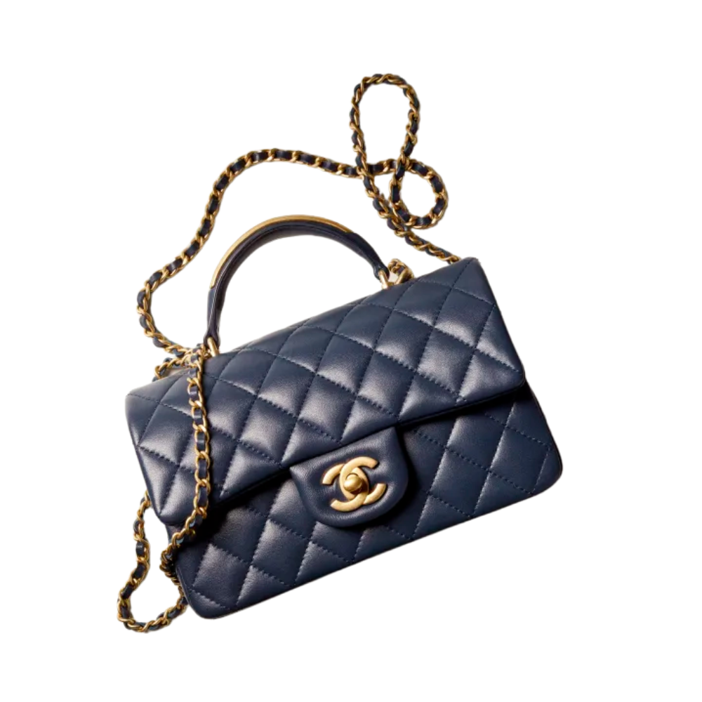 Chanel Classic Flap Small in Navy Blue