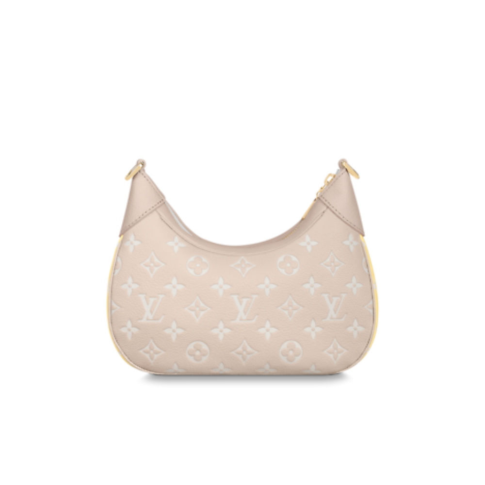 Louis Vuitton Bagatelle Mini Leather Hobo Bag White