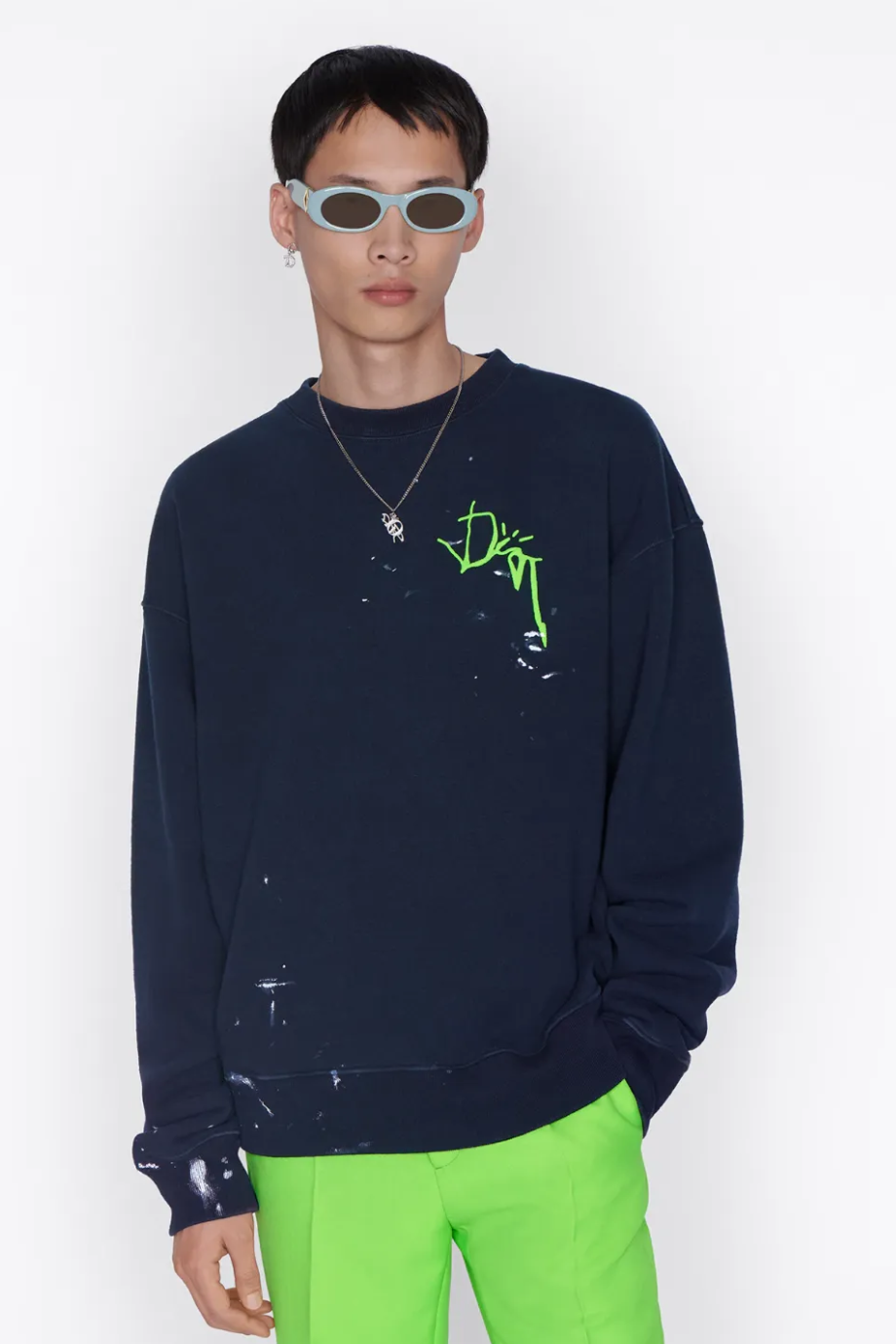 Shop Louis Vuitton Lvse lv embossed hoodie by Milanoo