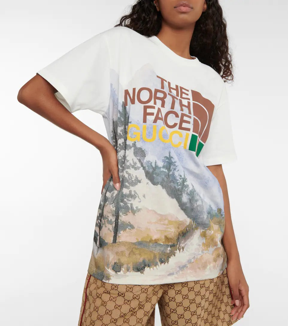 Gucci x The North Face Oversize T-Shirt Gold