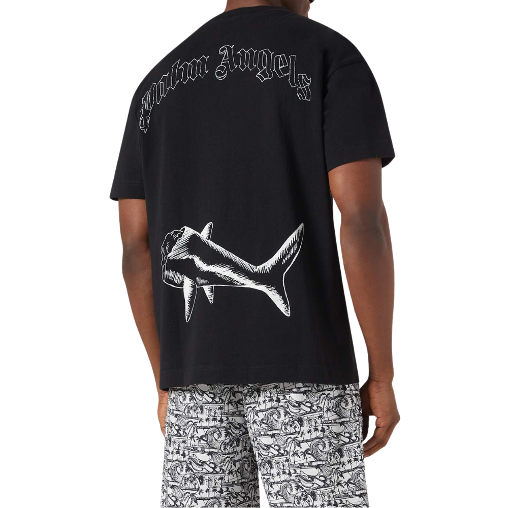 Palm Angels Broken Shark cotton jersey t-shirt